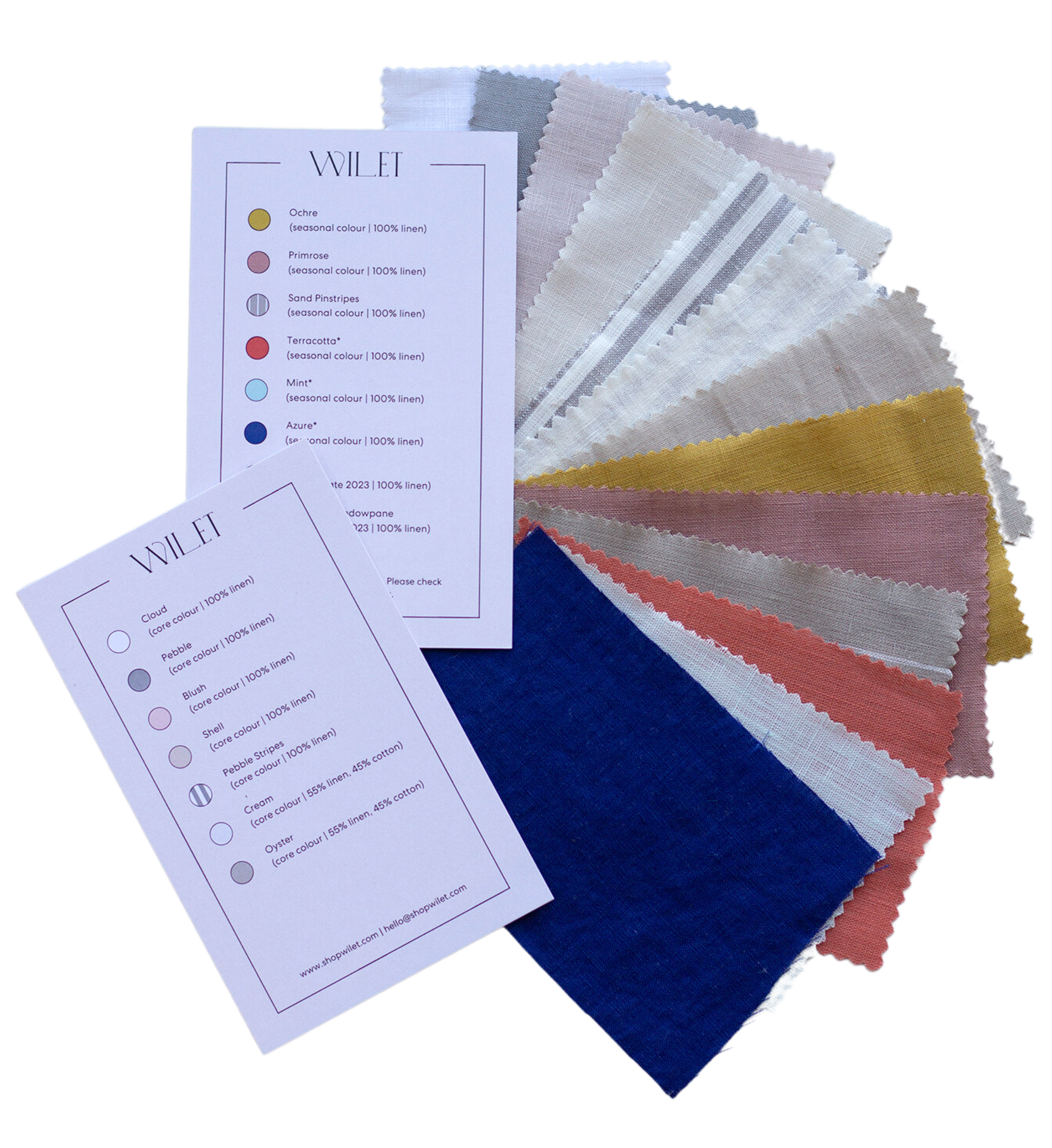 Sleep Collection Fabric Swatches