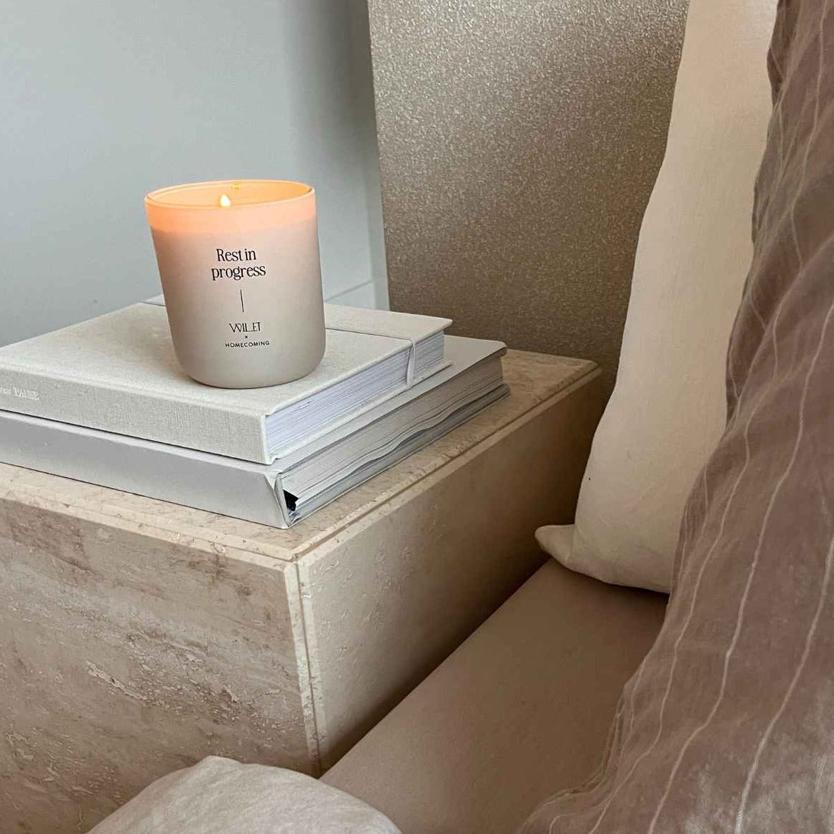 The Wilet x Homecoming Candle