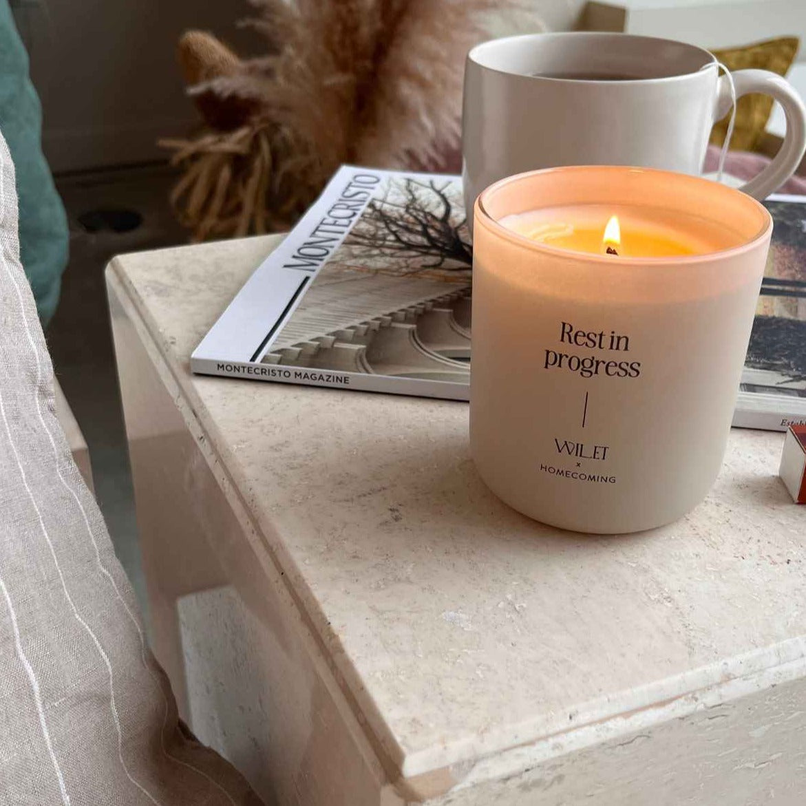 The Wilet x Homecoming Candle